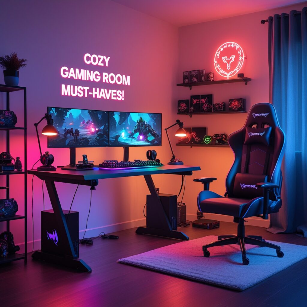 Must-Have Decor Items for a Cozy Gaming Room