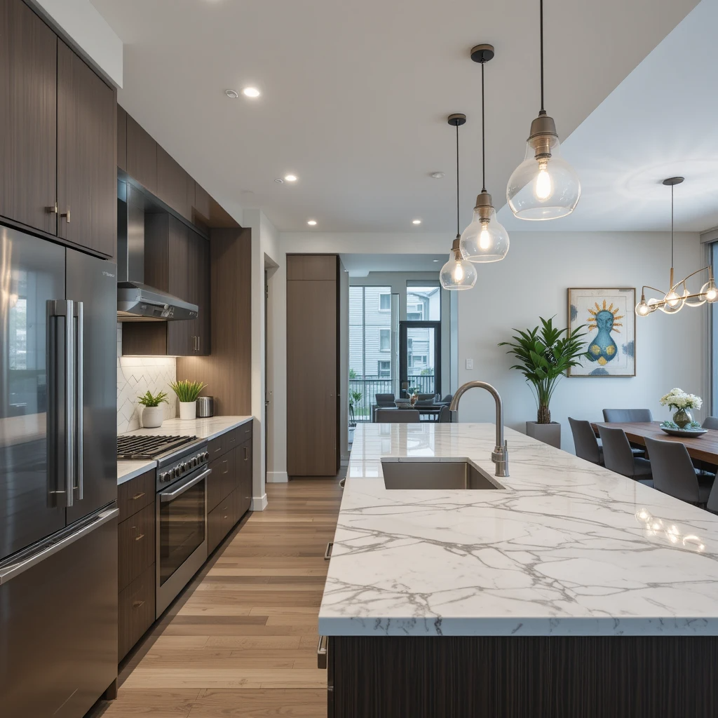 Latest kitchen remodels in 2025 – modern design with smart features and open layout