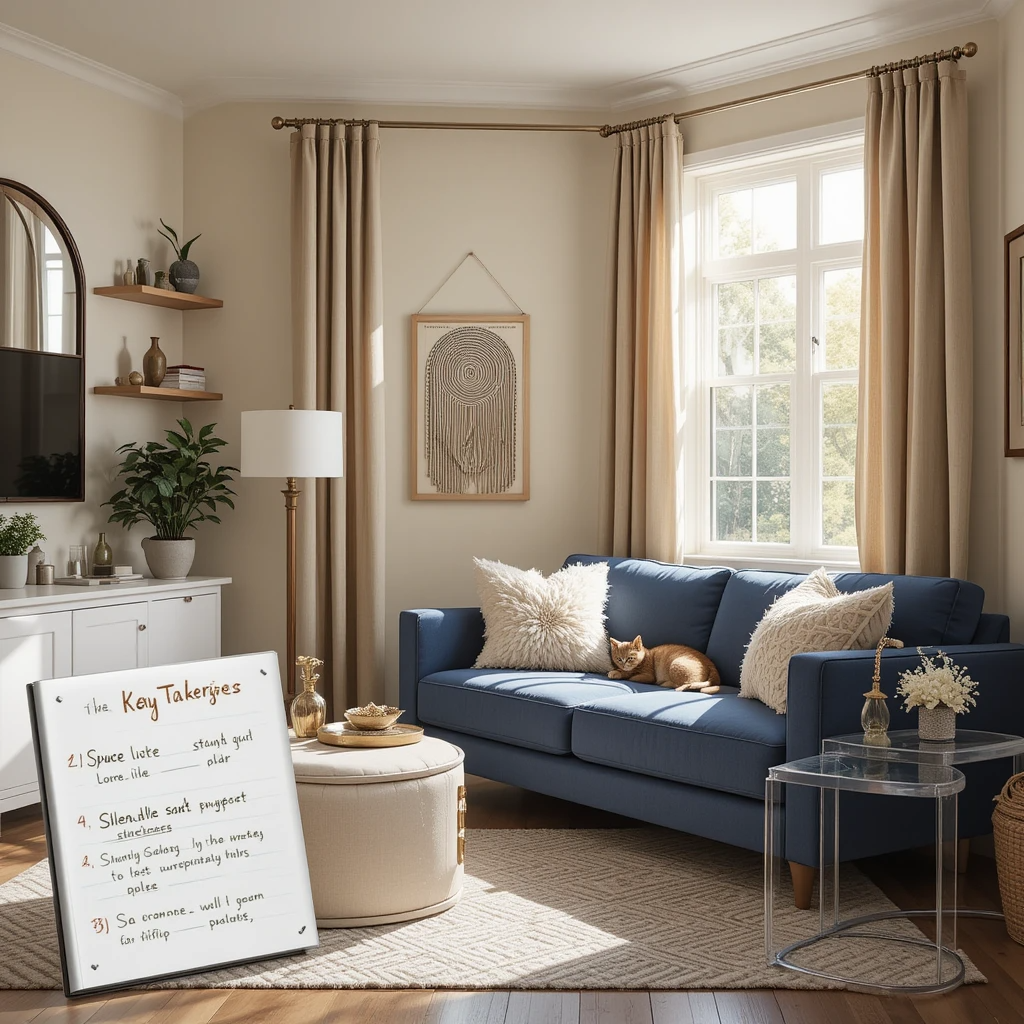 Budget-friendly rustic decor mixing thrifted items and natural textures