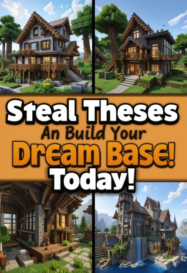 Montage of Creative Minecraft House Builds for Inspiration